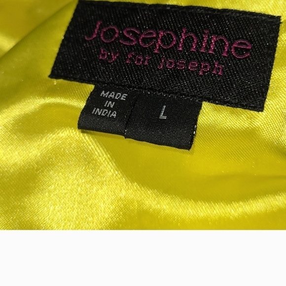 Josephine Vibrant Yellow Genuine Leather Jacket - Picture 6 of 11